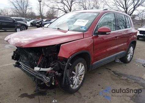 2015 Volkswagen Tiguan Se from USA, damaged, VIN WVGBV7AX2FW105297